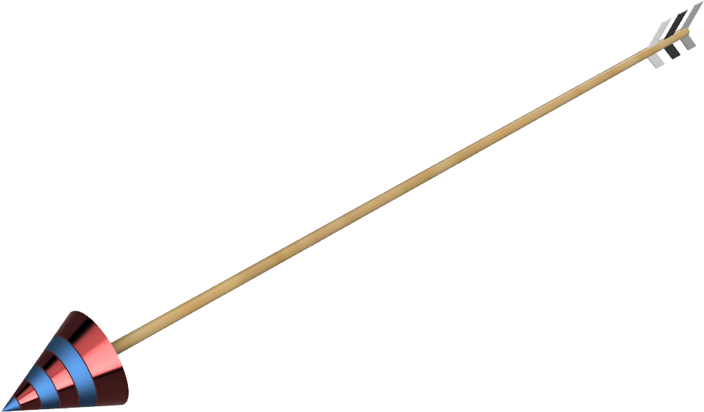 Traditional Archery Arrow PNG