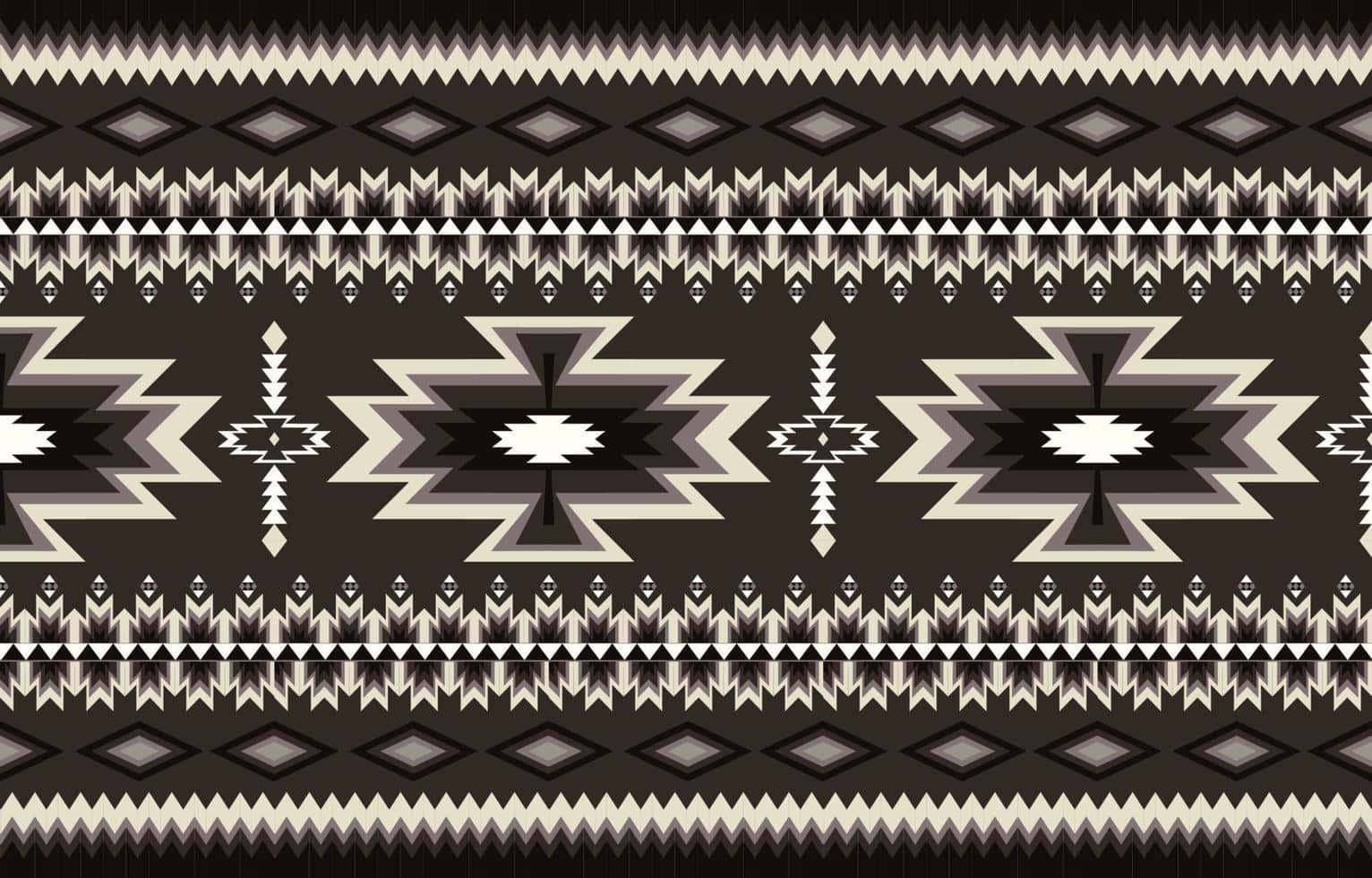 Traditional Aztec Pattern Design Wallpaper