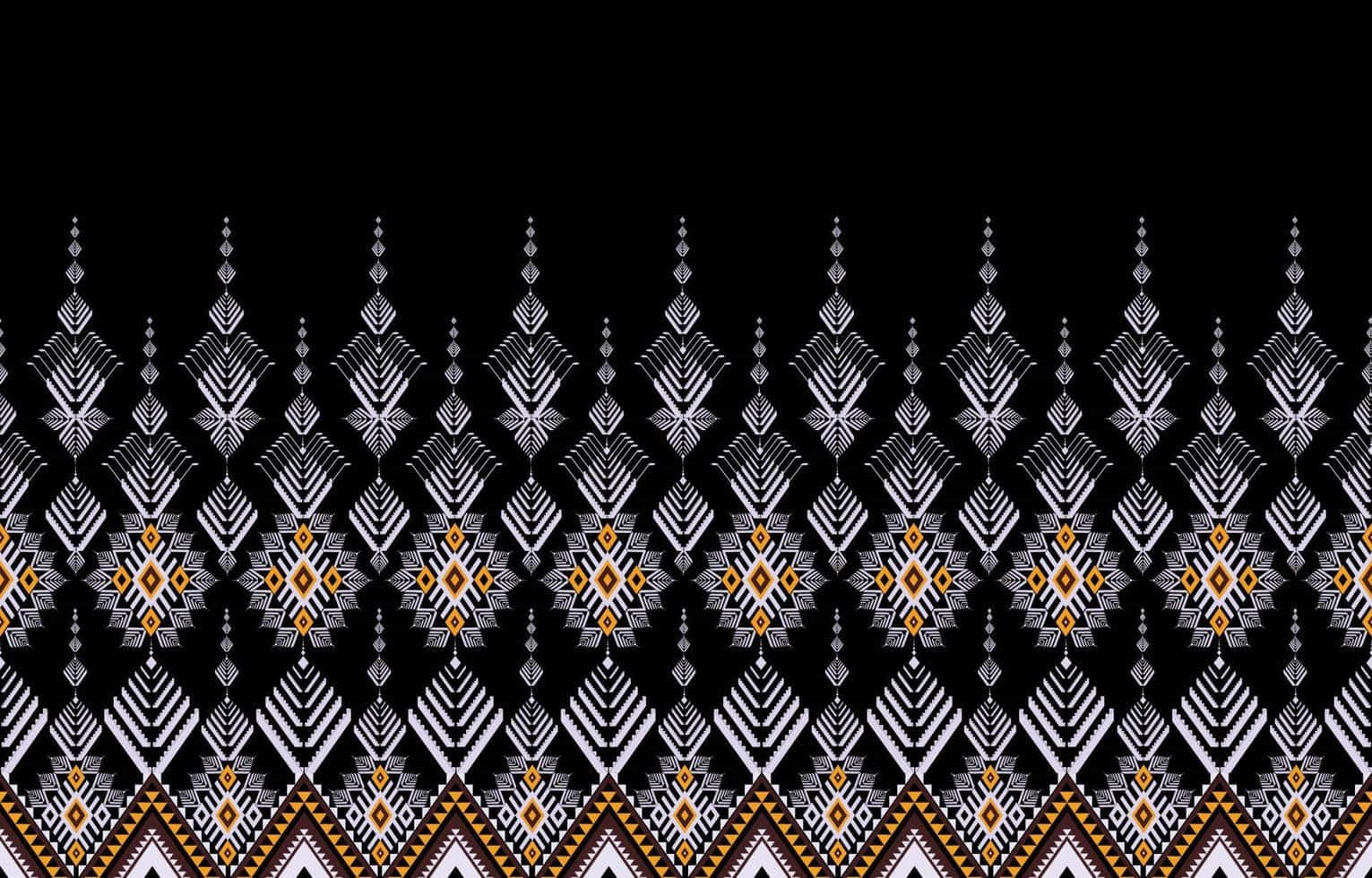 Traditional Aztec Pattern Design Wallpaper