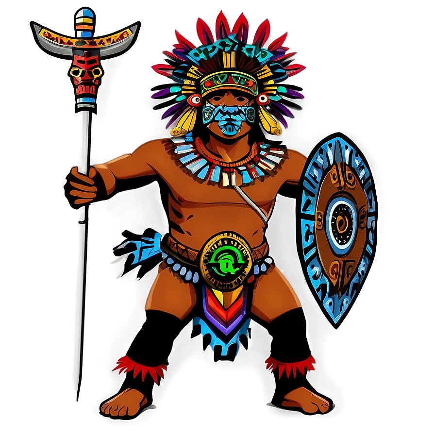 Download Traditional Aztec Warrior Costume Png 84 | Wallpapers.com