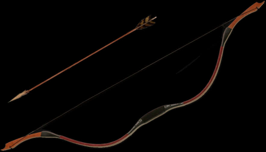 Traditional Bowand Arrow PNG