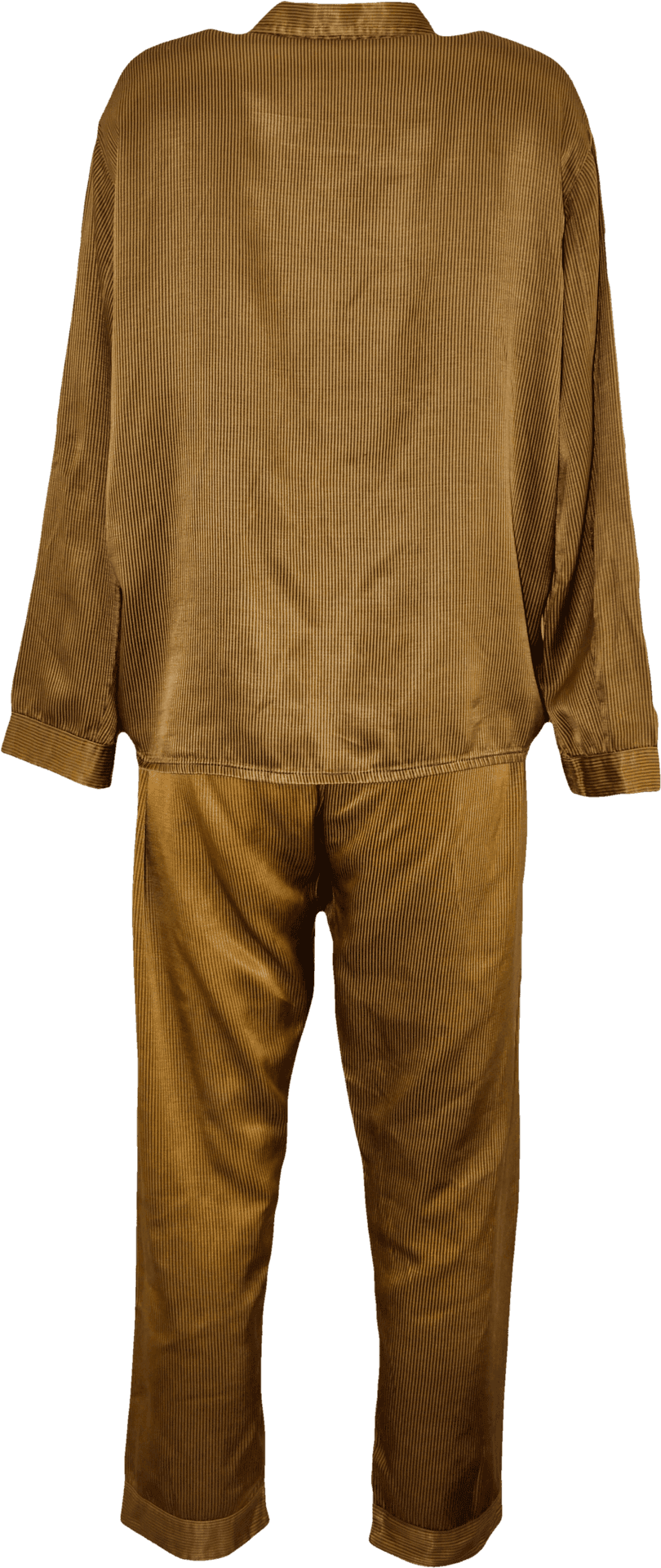 Traditional Brown Kurta Pajama Set PNG