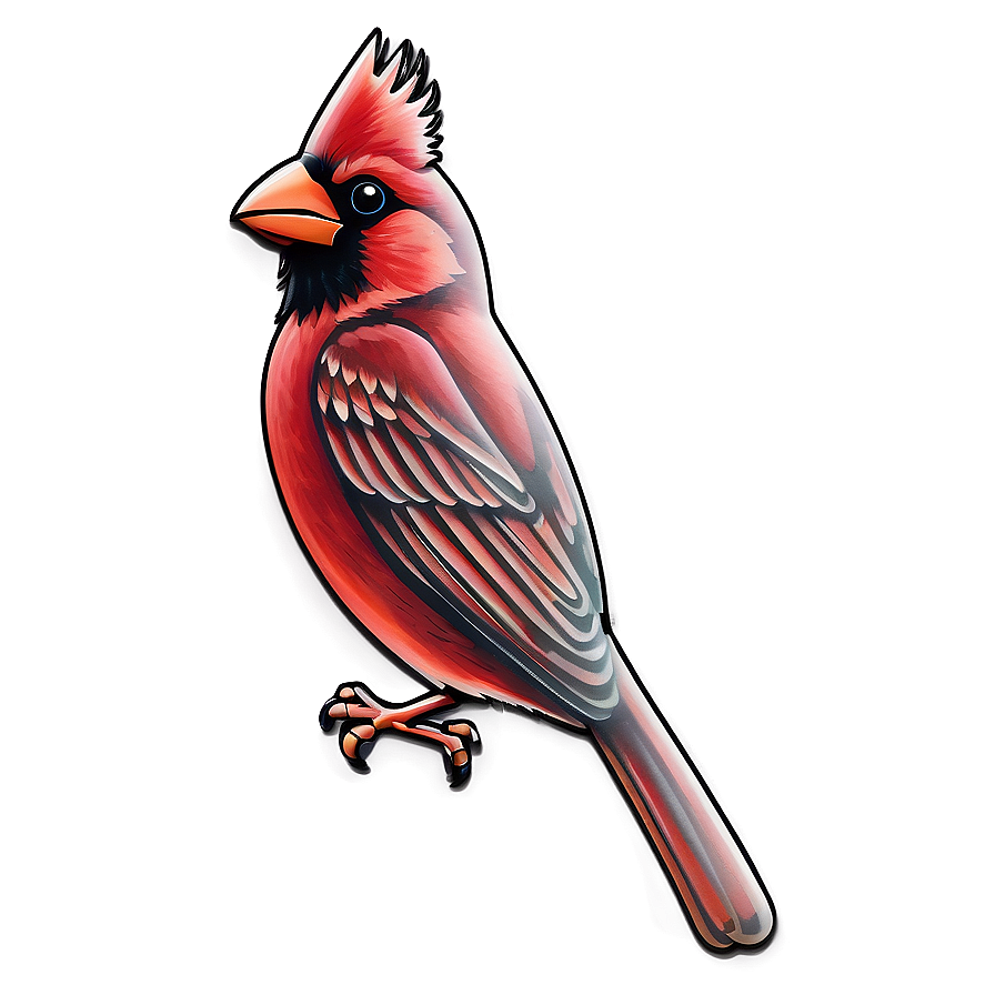 Traditional Cardinal Tattoo Png Wrq PNG