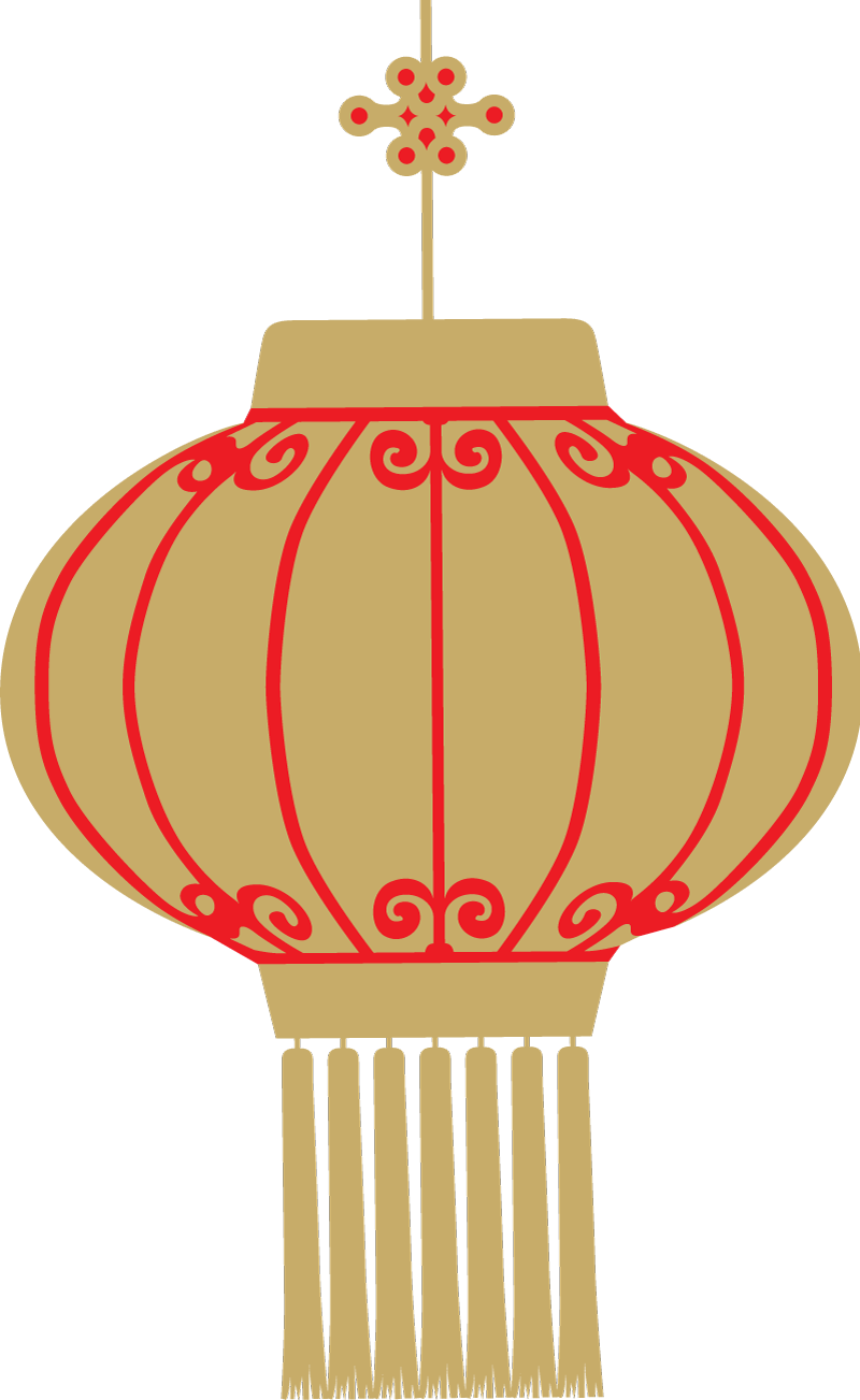 Traditional Chinese Lantern Illustration PNG
