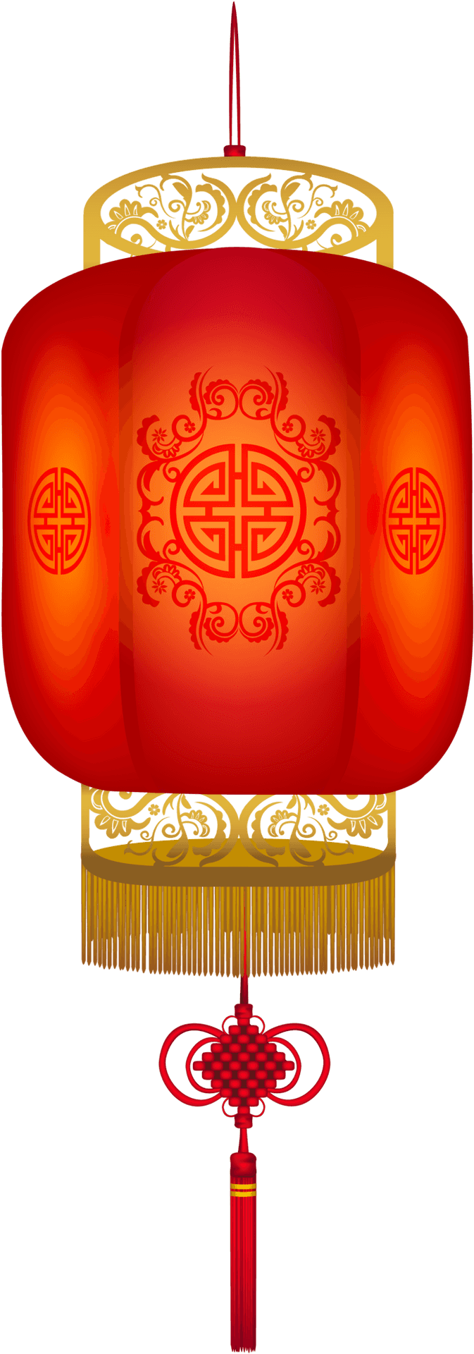 Traditional Chinese Red Lantern PNG