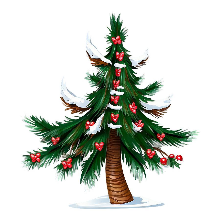 Traditional Christmas Tree Png 22 PNG