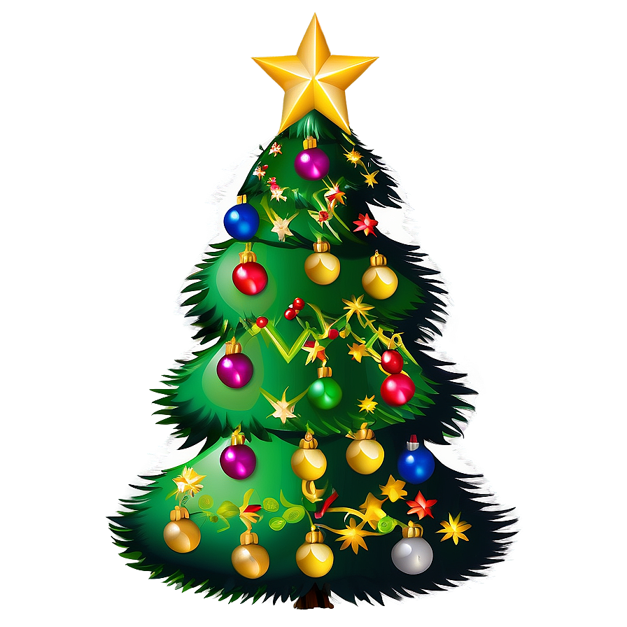 Traditional Christmas Tree Transparent Clipart Png Aqw PNG