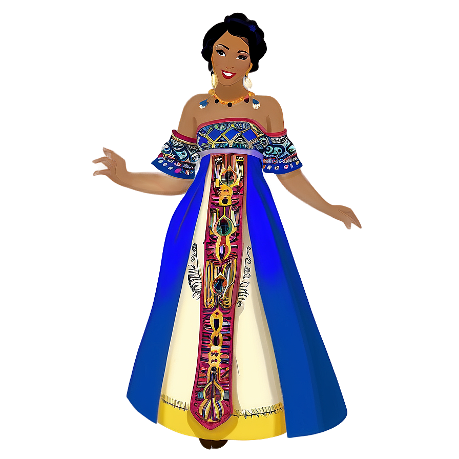 Traditional Costume Design Png 06112024 PNG