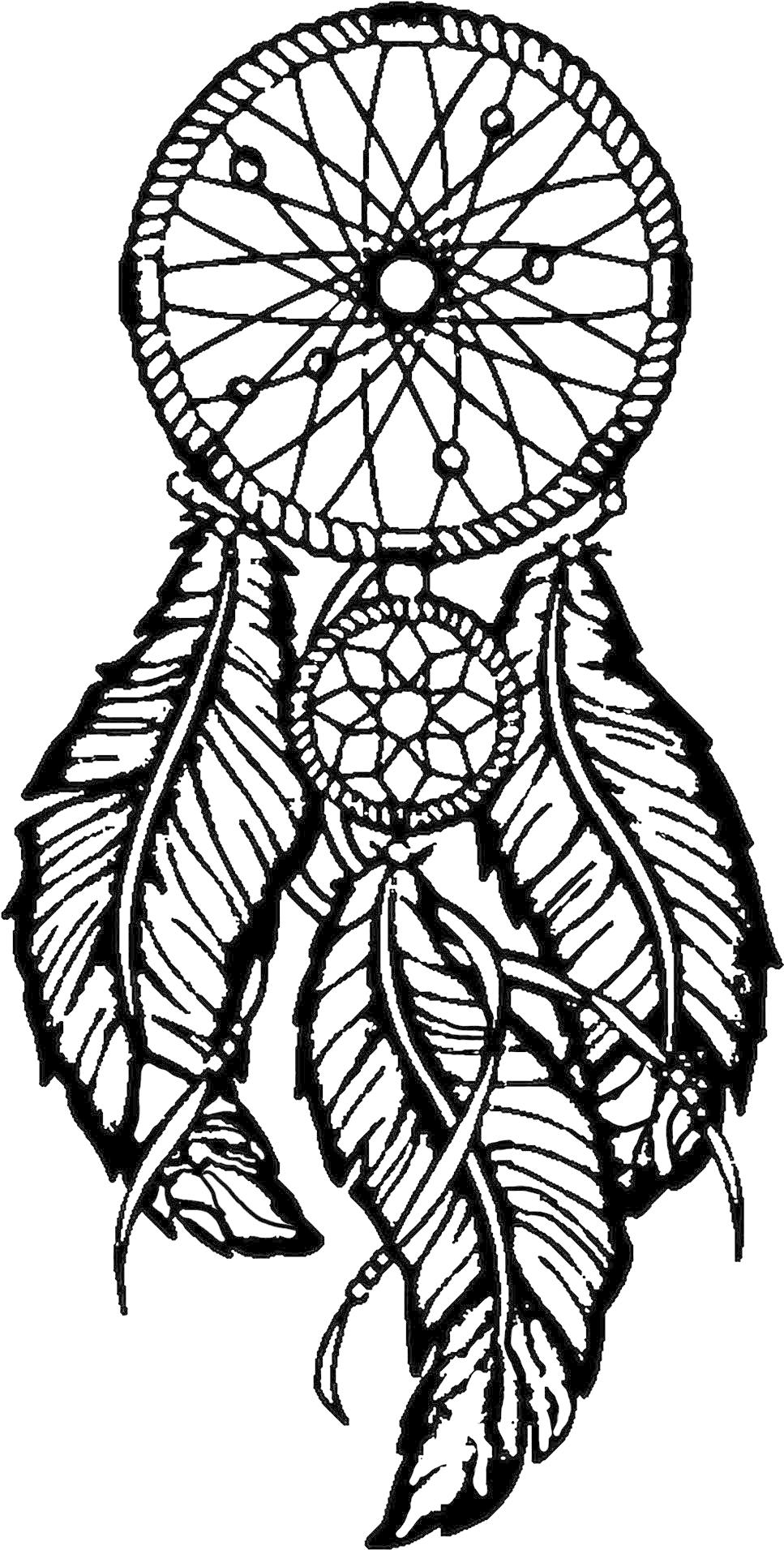 Traditional Dreamcatcher Artwork PNG