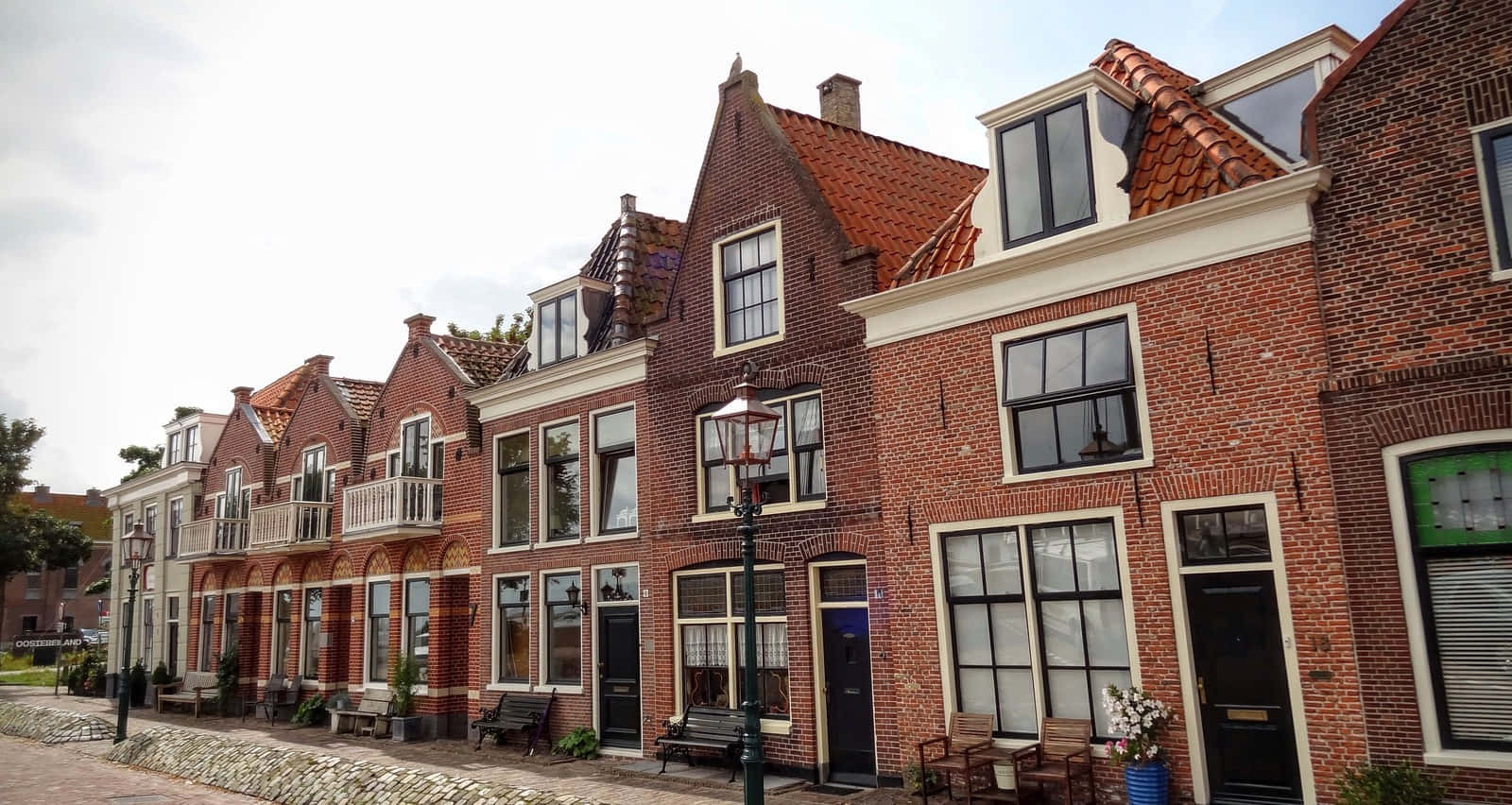 Traditional Dutch Architecture Hoorn Netherlands Wallpaper