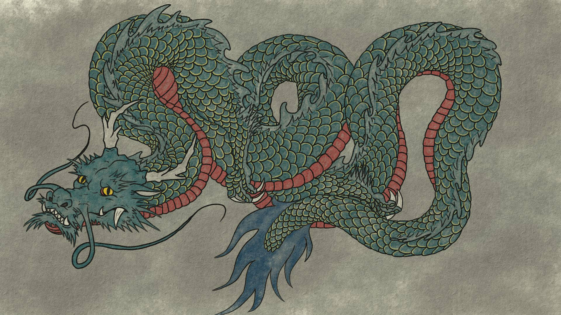 Traditional Eastern Dragon Wallpaper