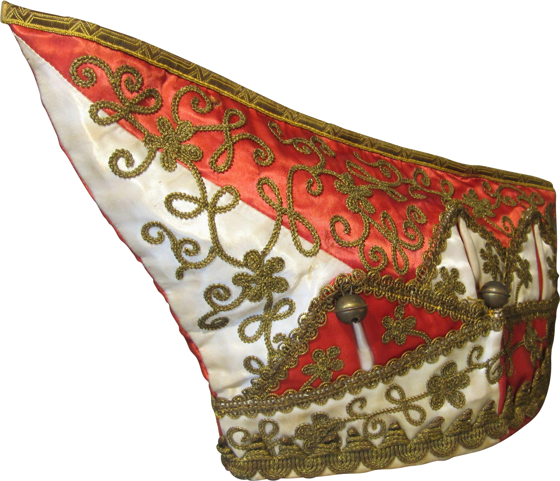 Traditional Embroidered Corner Hat PNG