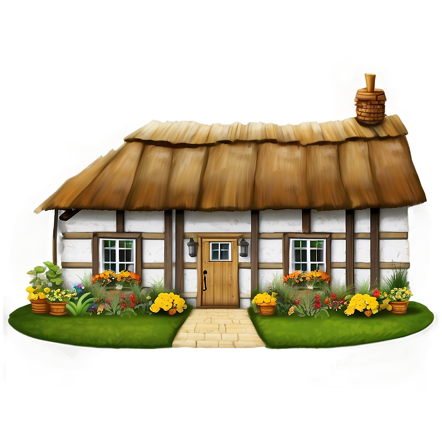 Traditional English Cottage Png Drx PNG