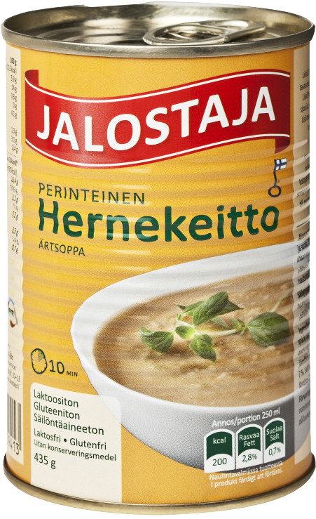 Traditional Finnish Pea Soup Can PNG