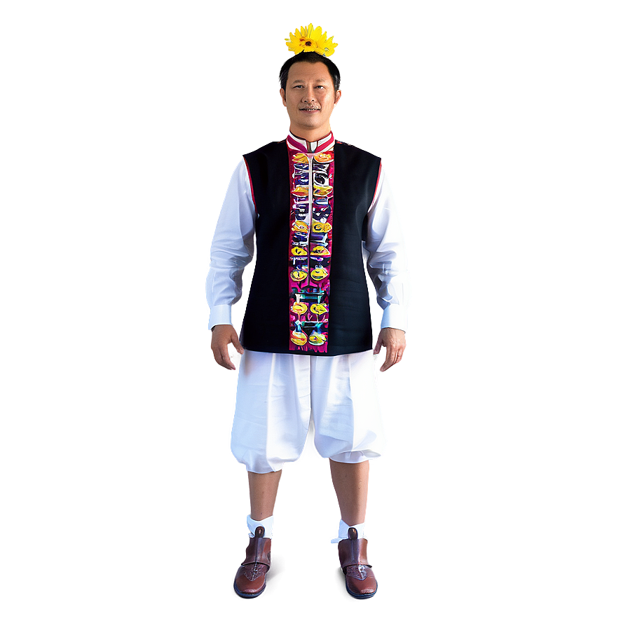 Download Traditional Folk Costume Portrait Png 06232024 | Wallpapers.com