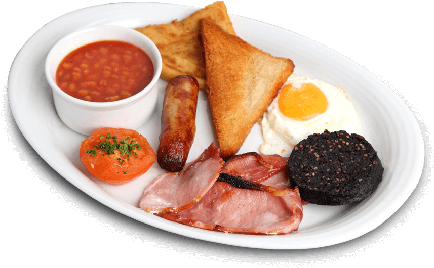 Traditional Full English Breakfast PNG
