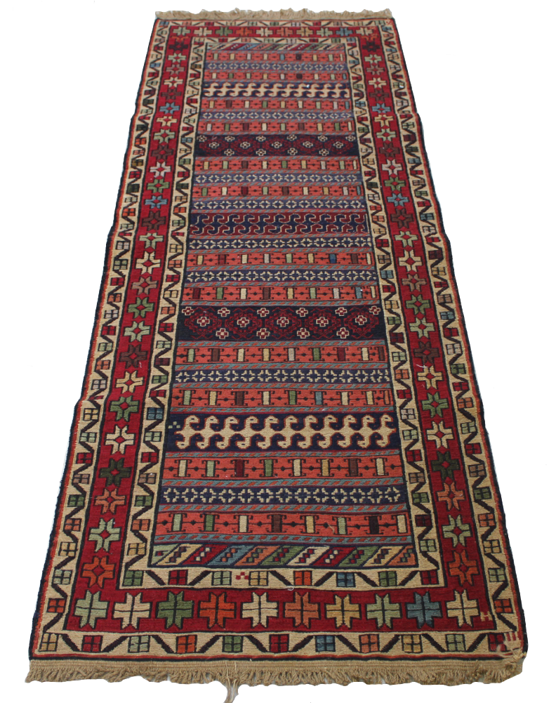 Traditional Geometric Pattern Rug PNG