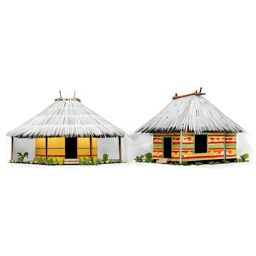 Traditional Houses Png Cwt PNG