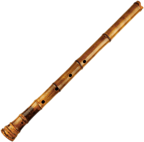 Traditional Indian Bansuri Flute PNG