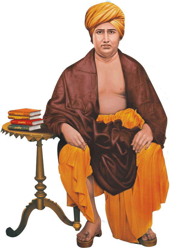Traditional Indian Scholar Sitting With Books PNG