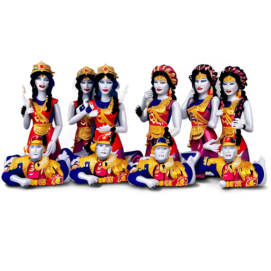 Traditional_ Indonesian_ Puppet_ Show_ Characters PNG