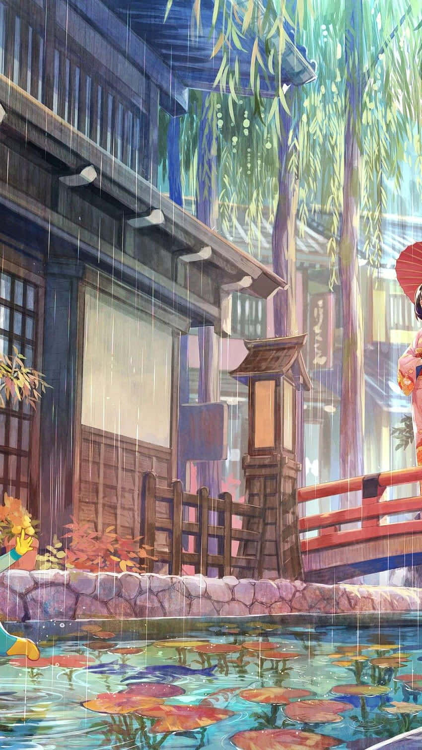 Traditional Japan Home Anime Wallpaper