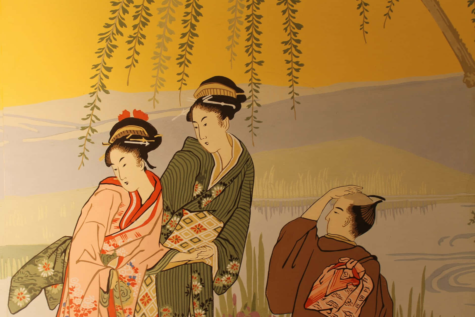 Traditionel Japansk Kunst 2000 X 1334 Wallpaper