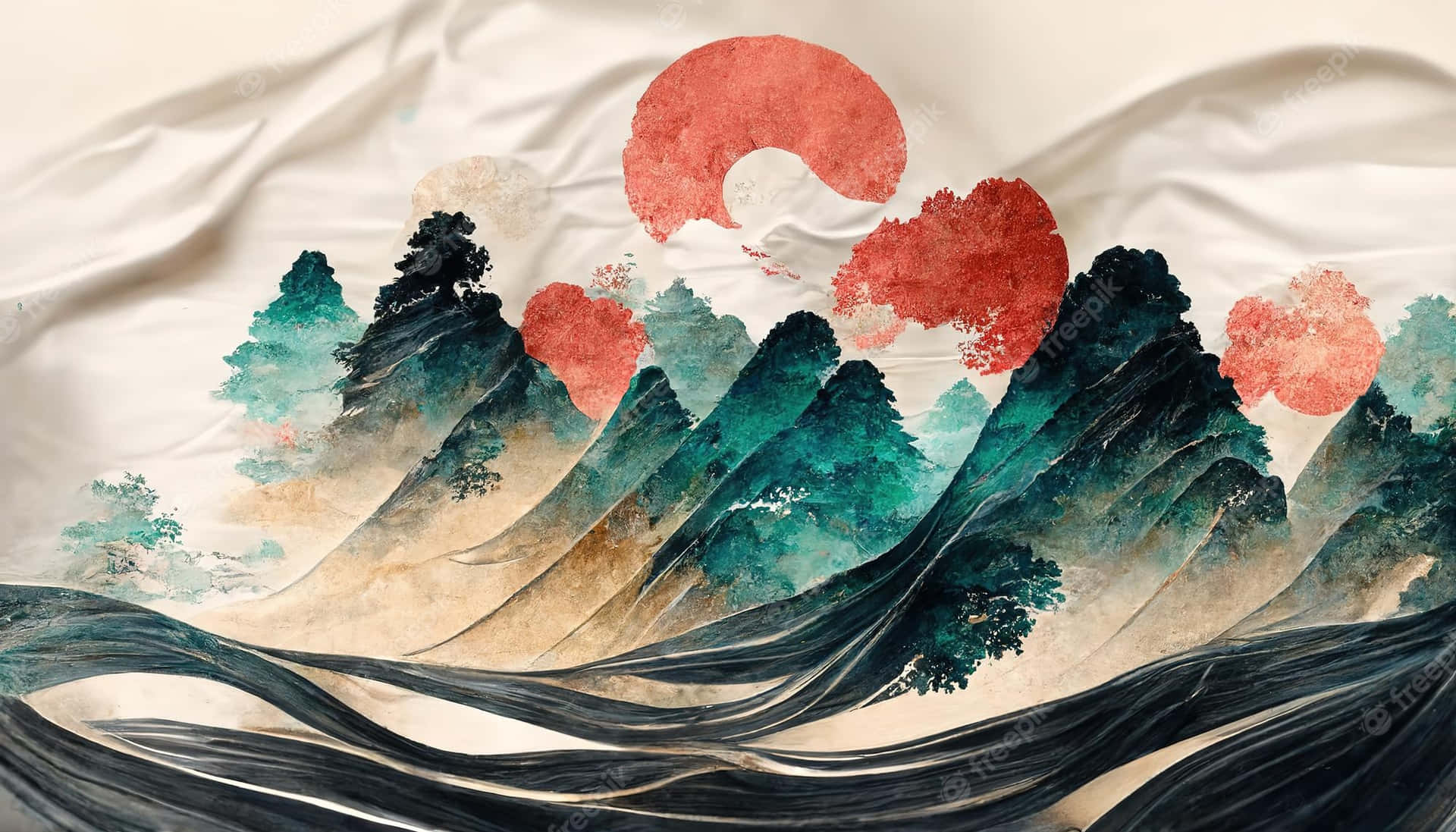 japanese painting wallpaper