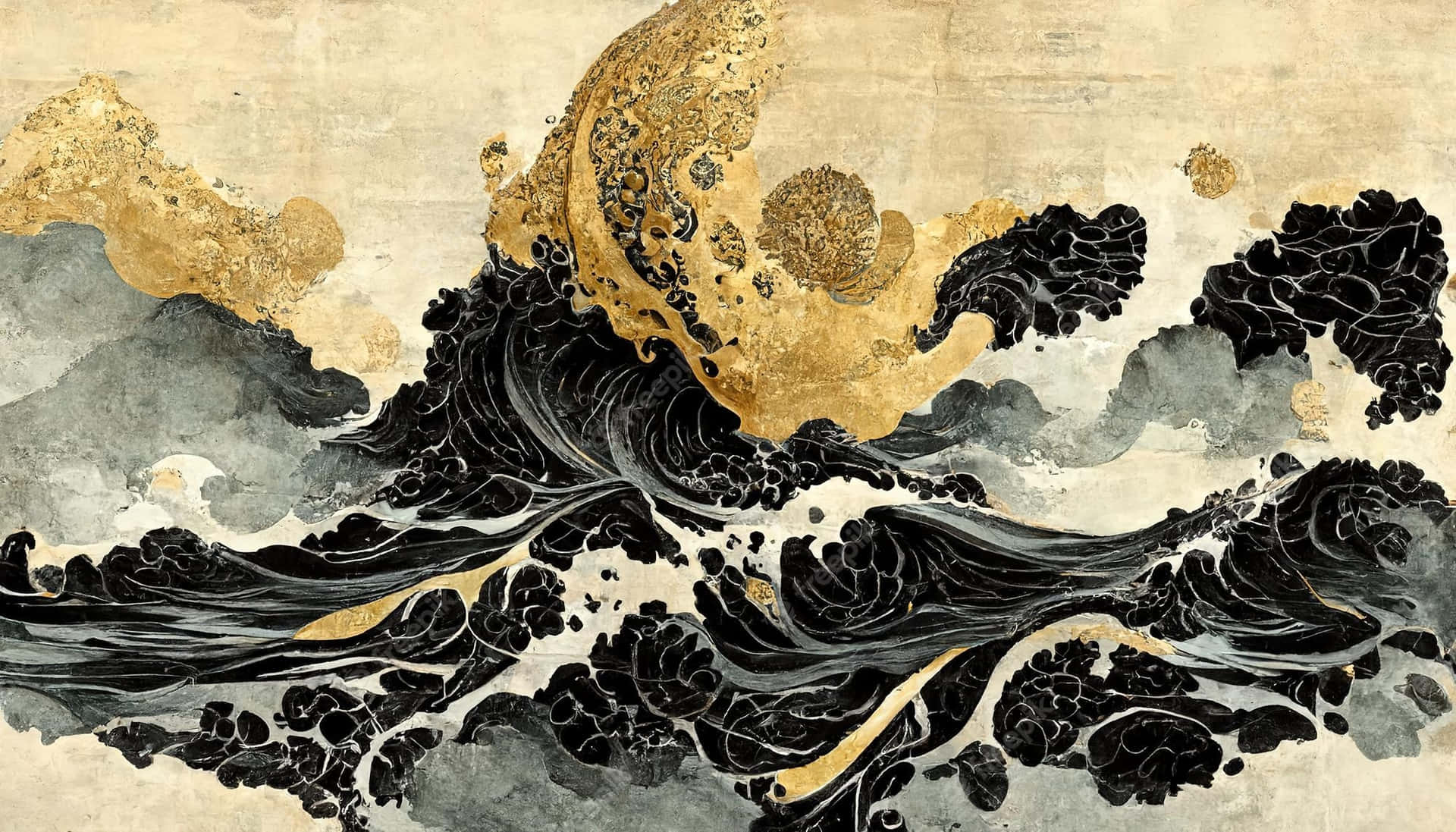 traditional japanese painting wallpaper