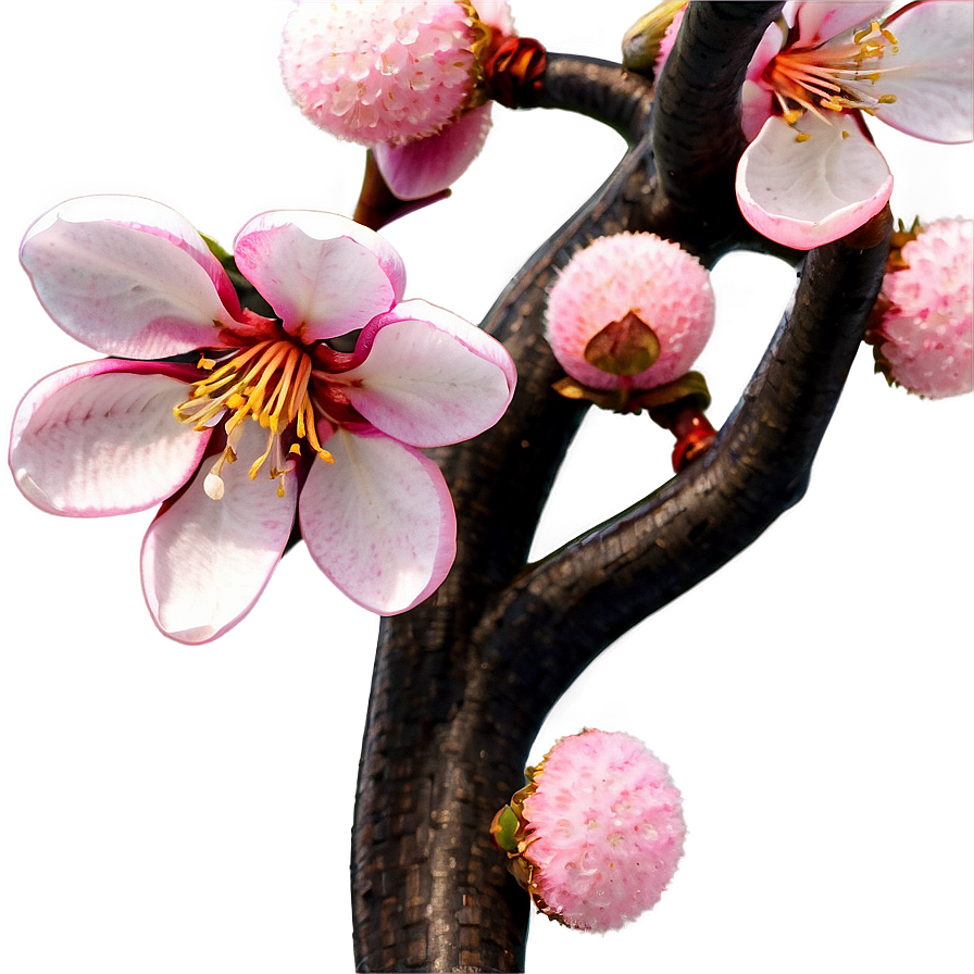 Traditional Japanese Cherry Blossom Png Ion PNG