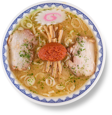 Traditional Japanese Ramen Bowl PNG