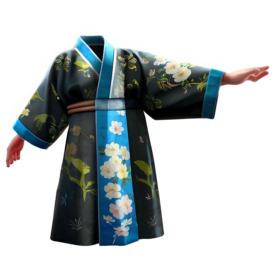 Traditional Japanese Robe Png Keu27 PNG