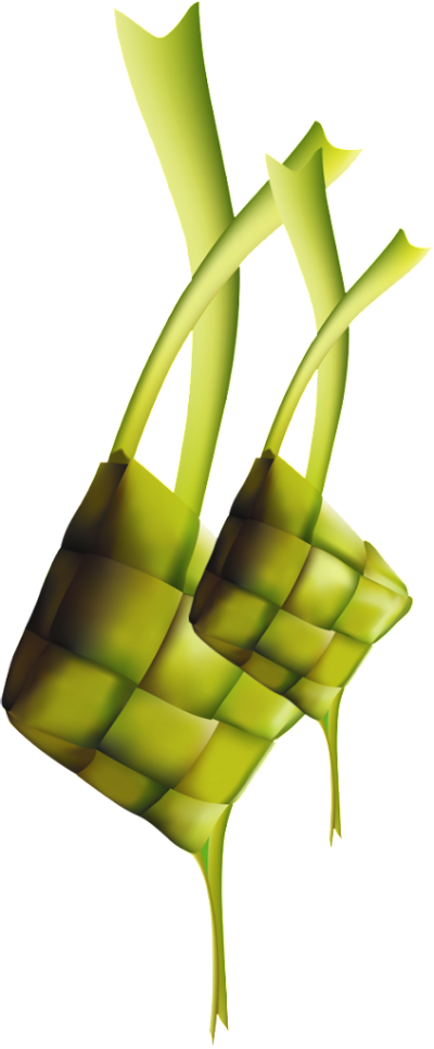 Traditional Ketupat Rice Cakes PNG