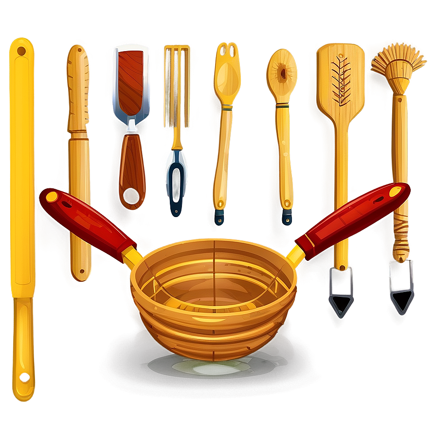 Traditional Kitchen Utensils Png Rhy76 PNG