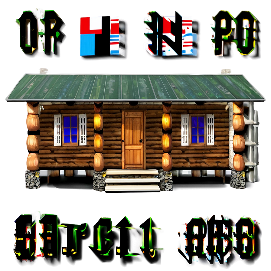 Traditional Log Cabin Design Png 86 PNG