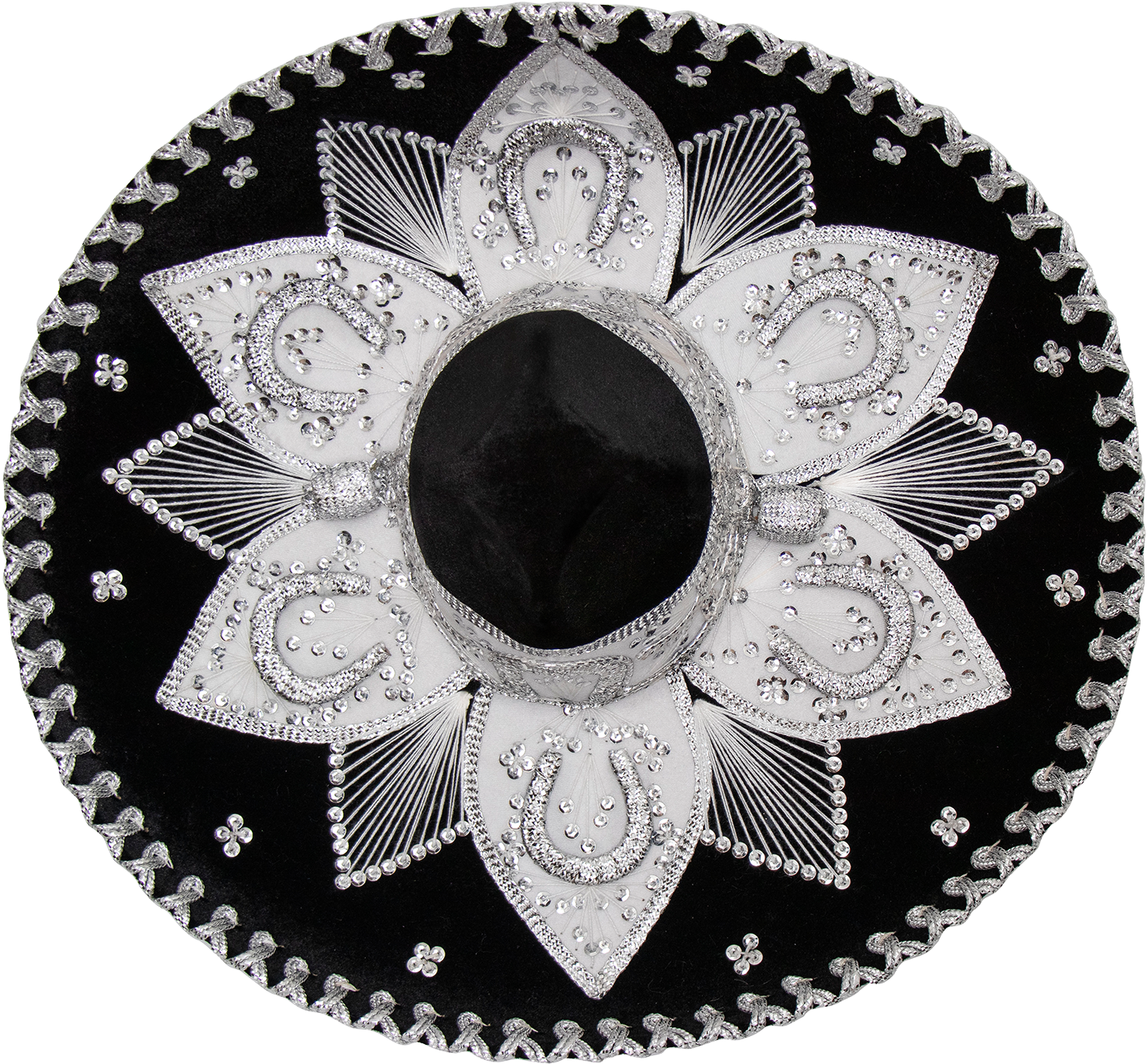 Traditional Mariachi Sombrero Embroidery PNG