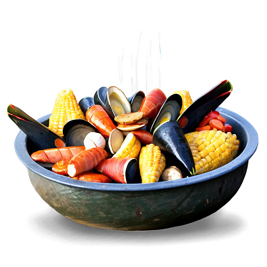 Traditional New England Clambake Maine Png 06202024 PNG