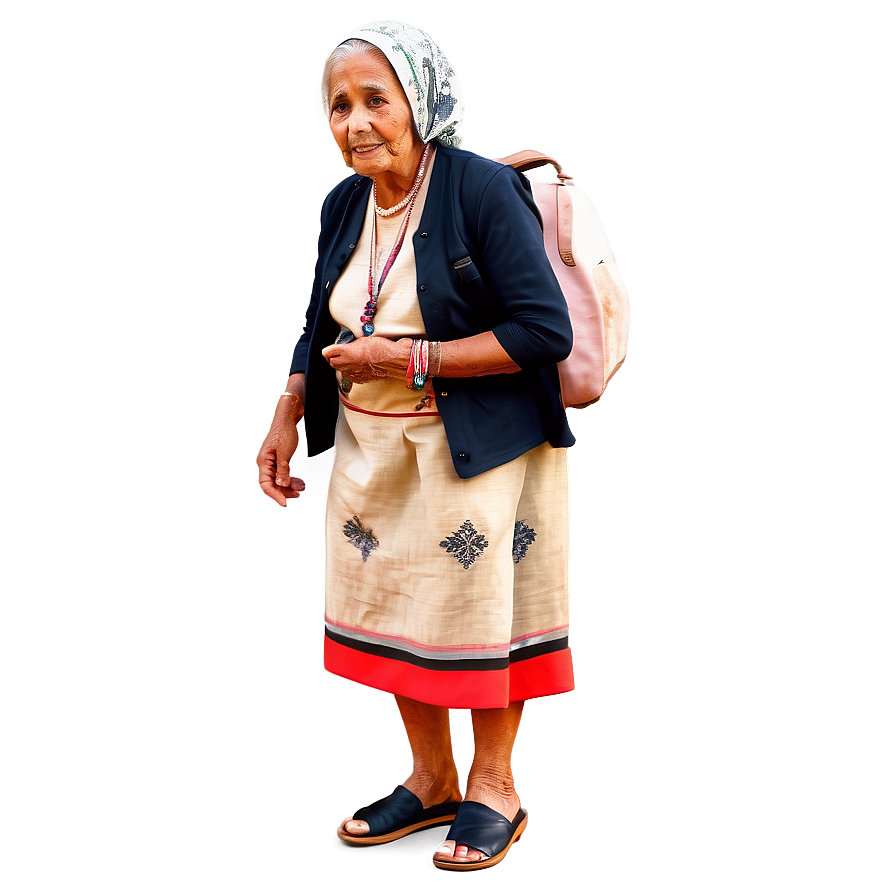 Traditional Old Lady Image Png Uoy PNG