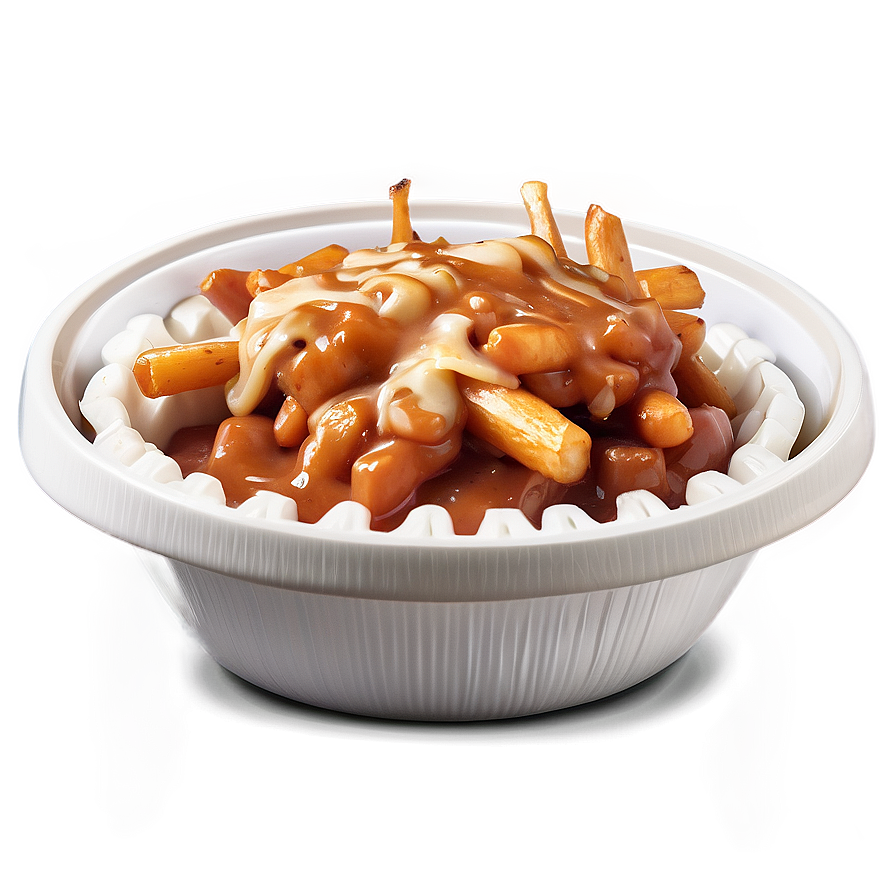 Traditional Poutine With Gravy Png 06252024 PNG