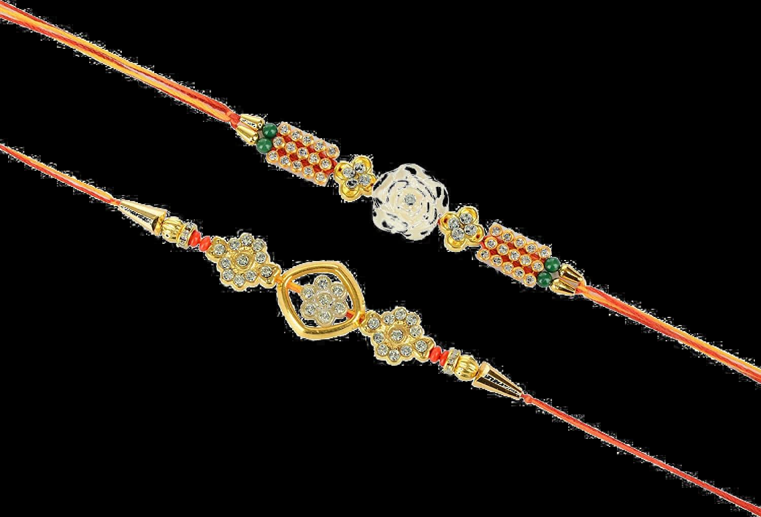 Traditional Rakhi Bracelets PNG