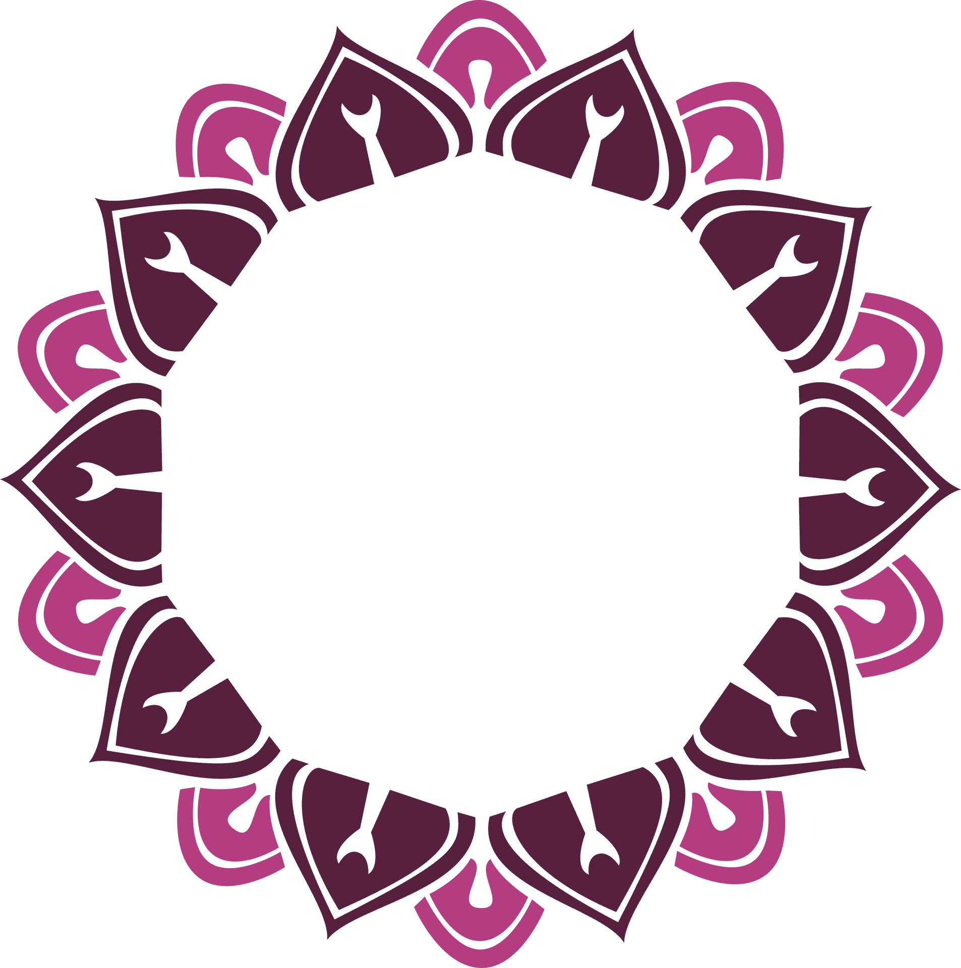 Traditional Rangoli Design Circular Pattern PNG