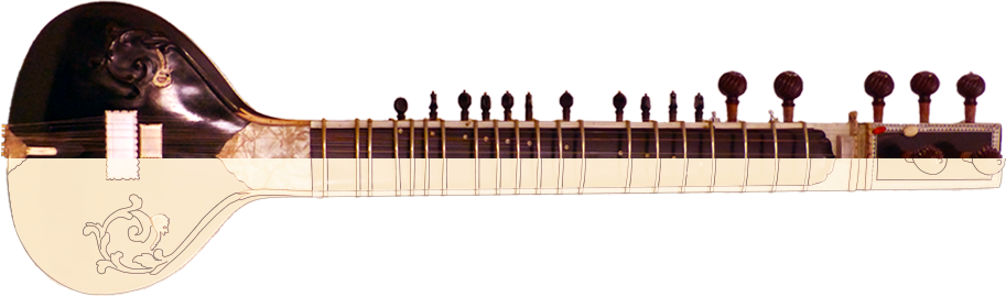 Traditional Sitar Instrument PNG