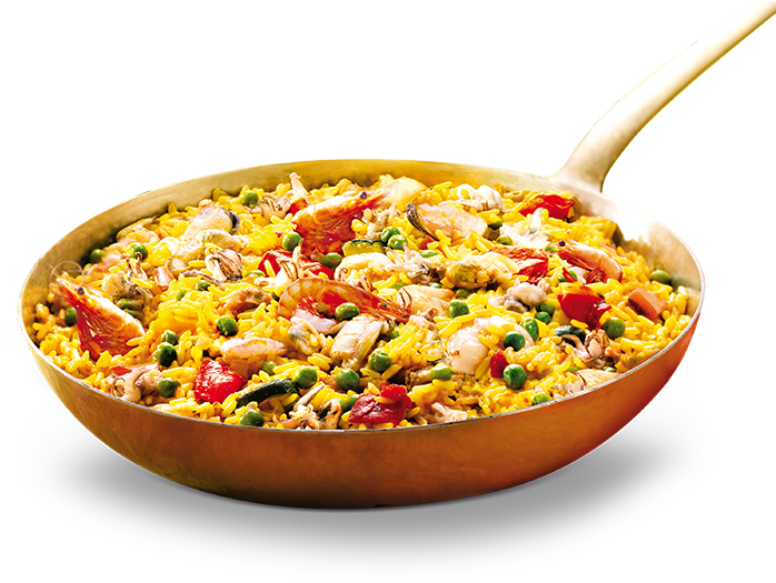 Traditional Spanish Paella Dish PNG