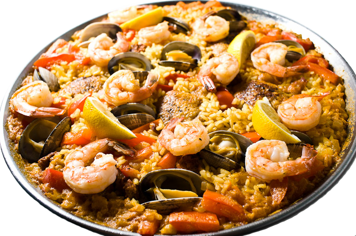 Traditional Spanish Paella Dish PNG