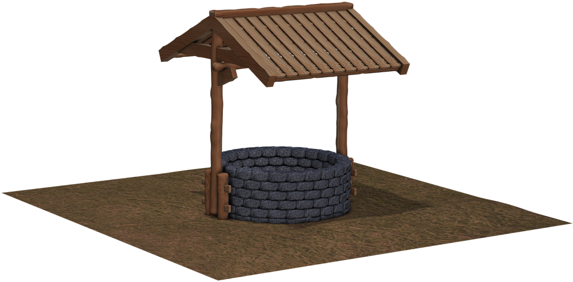 Download Traditional Stone Well3 D Model | Wallpapers.com