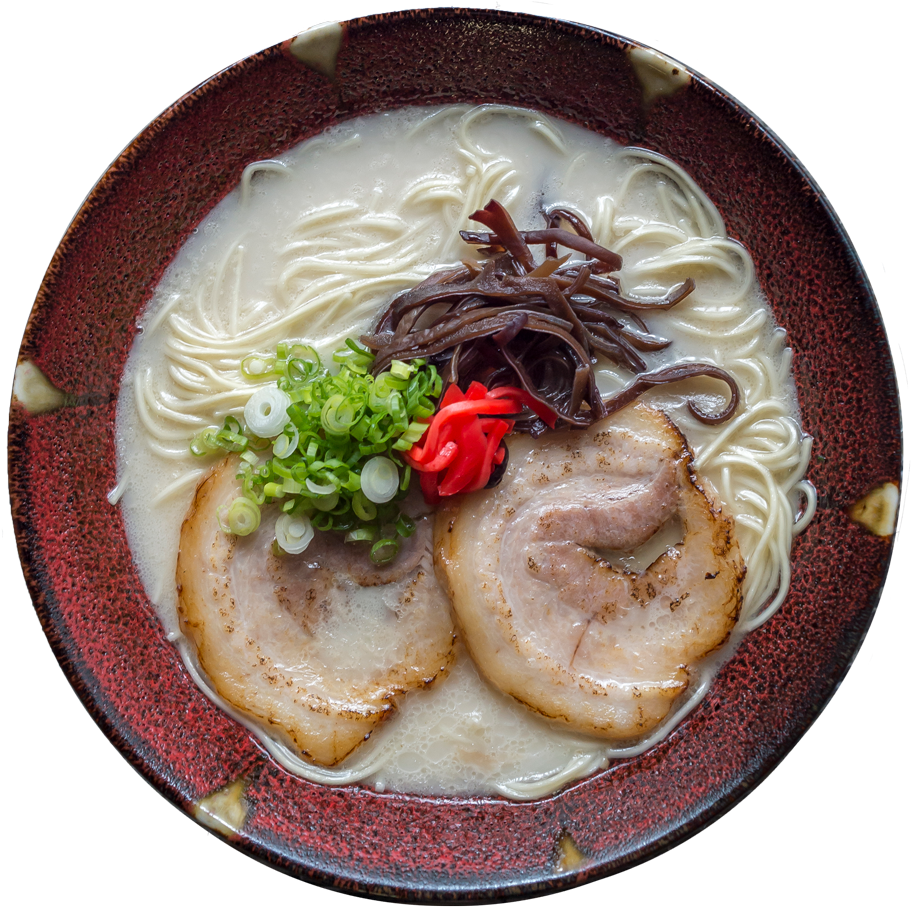 Traditional Tonkotsu Ramen Bowl PNG