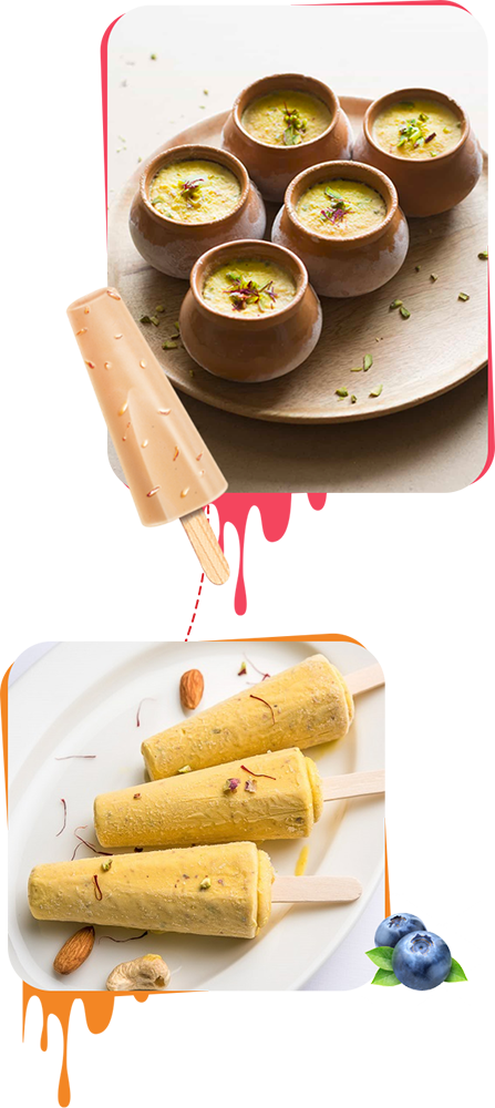 Traditionaland Modern Kulfi Varieties PNG