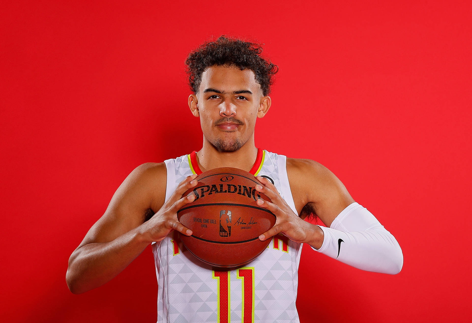 Trae Young In Red Wallpaper