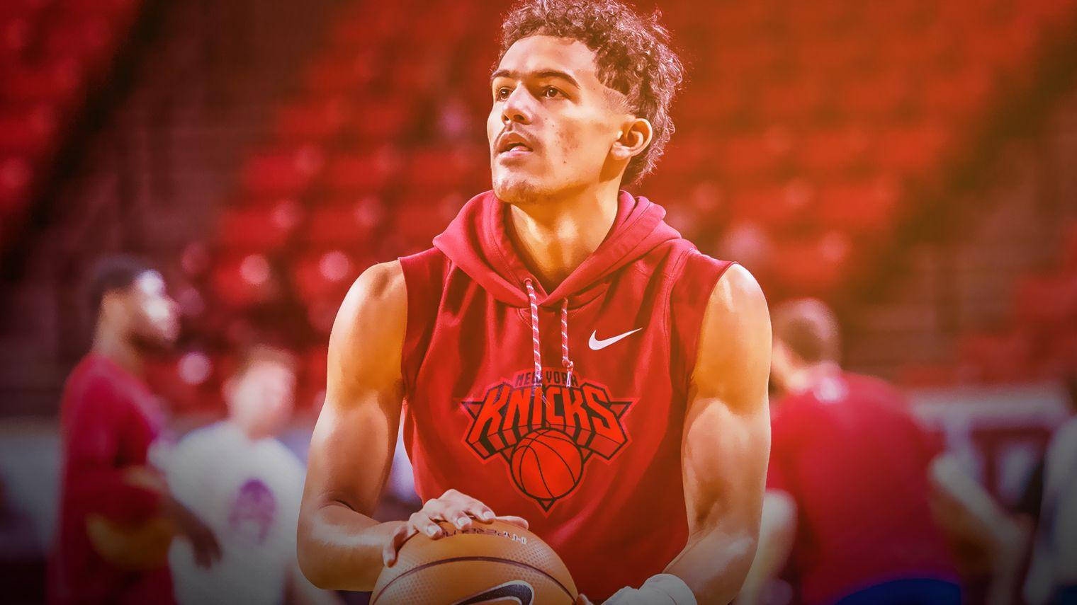 Trae Young New York Knicks Wallpaper