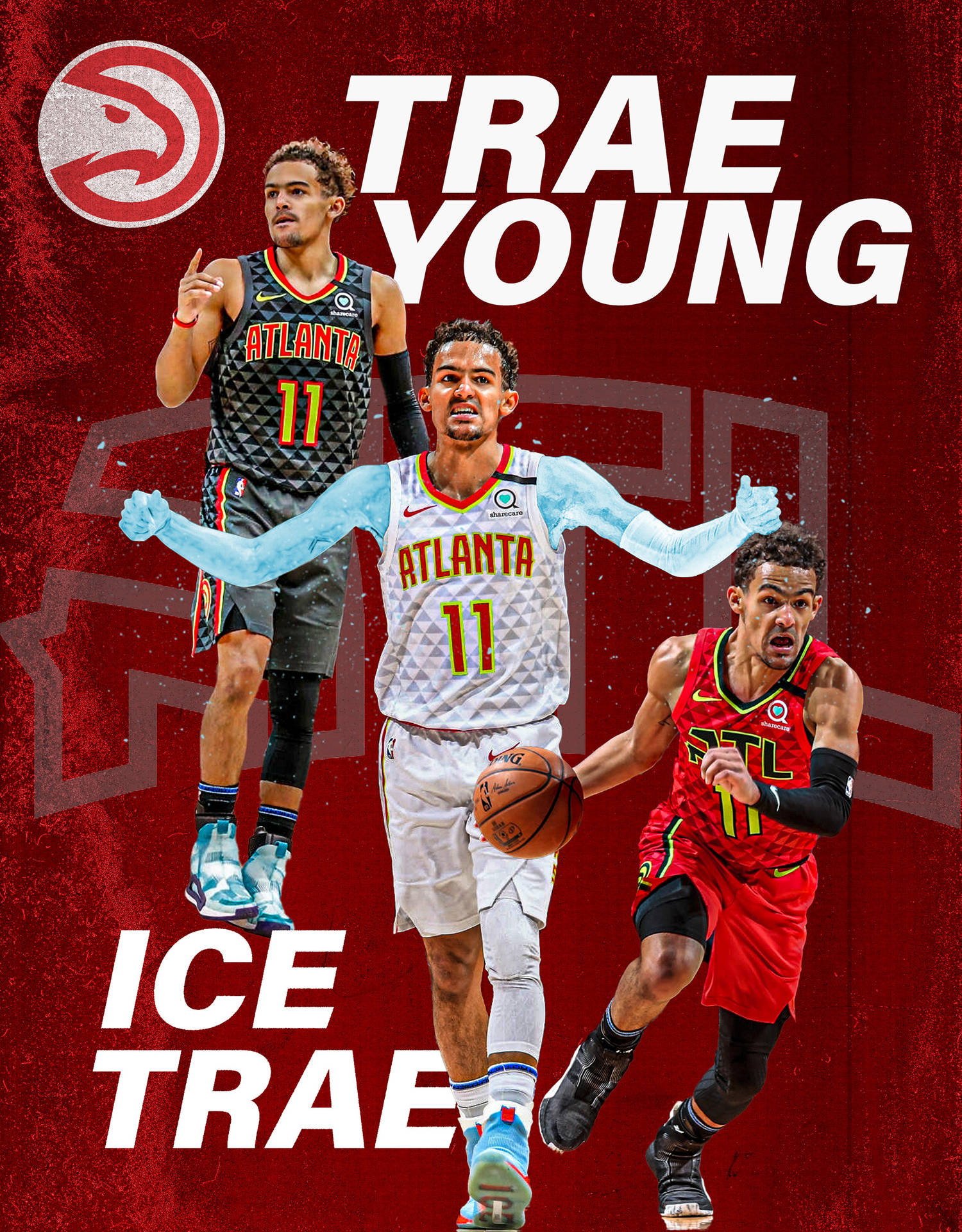 Trae Young The Atlanta Hawks Wallpaper